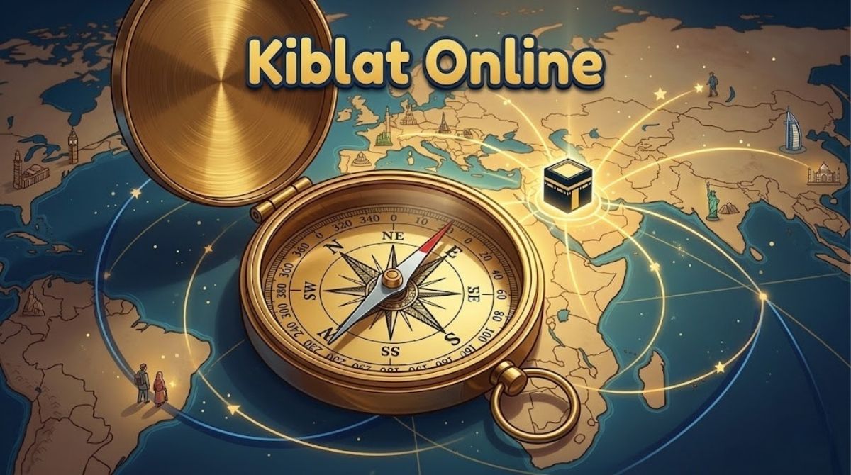 Kiblat Online Panduan Praktis Menentukan Peta Arah Kabah